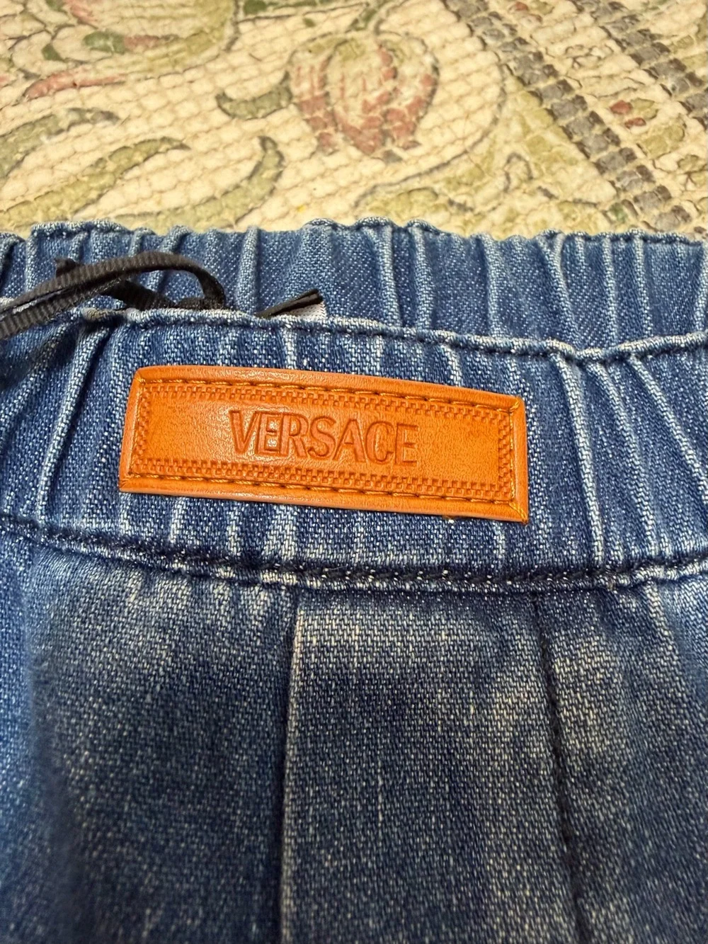 Versace Kids NWT Pull-On Denim Jogger Jeans 110cm Made in Italy Authentic
